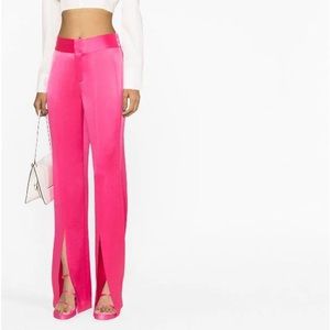 Alice + Olivia Jody high-waist split trousers NWOT